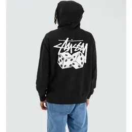 Stussy: Чёрная толстовка 