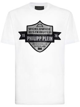 Philipp Plein: Белая футболка 