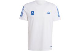 Adidas: Белая футболка 