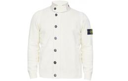 Stone Island: Белый свитер 