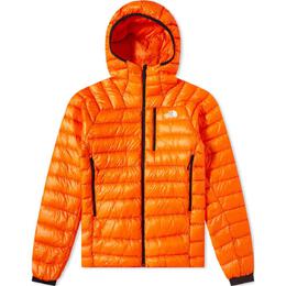 The North Face: Оранжевый пуховик 