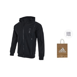 Adidas: Чёрная куртка 
