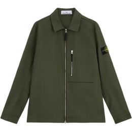 Stone Island: Зелёная куртка 