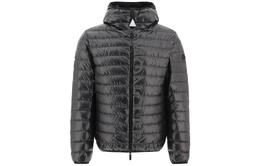 Moncler: Чёрный пуховик 