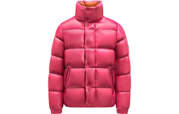 Moncler: Розовый пуховик 