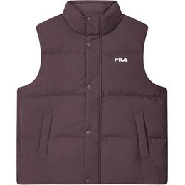 Fila: Коричневый жилет 