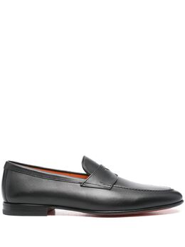 Santoni: Чёрные туфли 