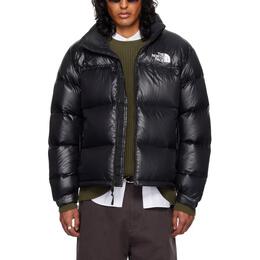 The North Face: Чёрный пуховик  Nuptse