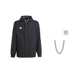 Adidas: Чёрная куртка 