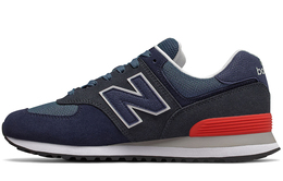 New Balance: Фиолетовые кроссовки  574