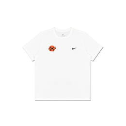 Nike: Белая футболка 