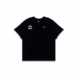Nike: Чёрная футболка 