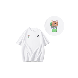 Nike: Белая футболка 