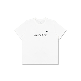 Nike: Белая футболка 