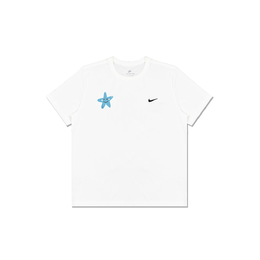 Nike: Белая футболка 