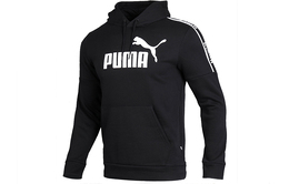 PUMA: Чёрная толстовка 