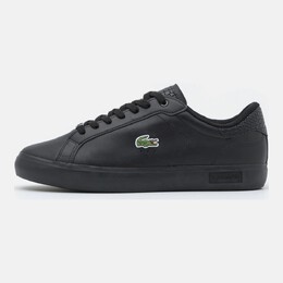 Lacoste: Чёрные кроссовки  Powercourt