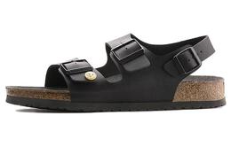 Birkenstock: Чёрные сандалии 