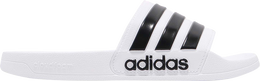 Adidas: Белые шлёпанцы  Adilette