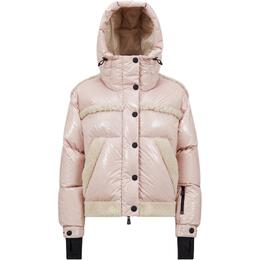 Moncler: Светлый пуховик 