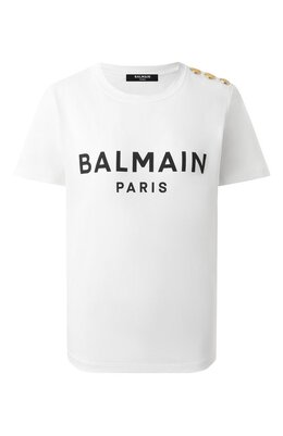 Balmain: Хлопковая футболка 