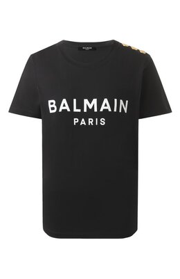 Balmain: Хлопковая футболка 