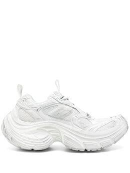 Balenciaga: Белые кроссовки 