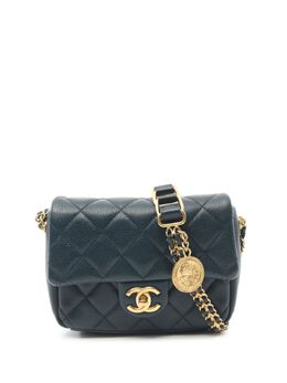 CHANEL Pre-Owned: Синяя сумка 