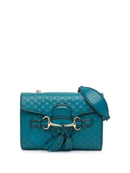 Gucci Pre-Owned: Голубая сумка через плечо 