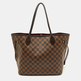 Louis Vuitton: Коричневая сумка  Neverfull MM