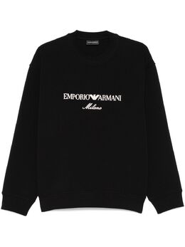 Emporio Armani: Чёрный свитшот 