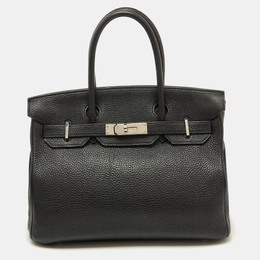 Hermes: Чёрная сумка  Birkin 30