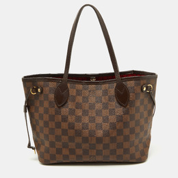 Louis Vuitton: Коричневая сумка  Neverfull