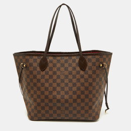 Louis Vuitton: Коричневая сумка  Neverfull MM