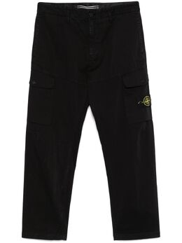 Stone Island: Чёрные брюки  Compass