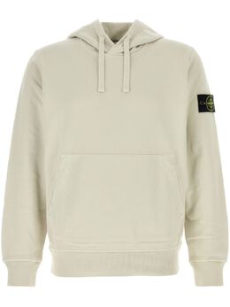 Stone Island: Бежевая толстовка  Compass