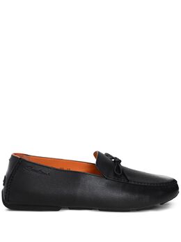 Santoni: Чёрные туфли 