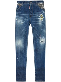 DSQUARED2: Рваные джинсы 