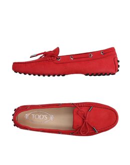 Tod's: Красные лоферы 