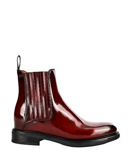 Santoni: Коричневые ботинки 