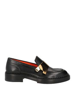 Santoni: Чёрные лоферы 