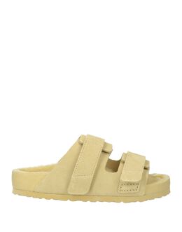 Birkenstock: Бежевые сандалии 