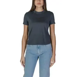 Calvin Klein Jeans: Чёрный топ 