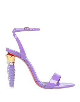 Christian Louboutin: Светлые сандалии 