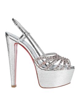 Christian Louboutin: Однотонные сандалии 