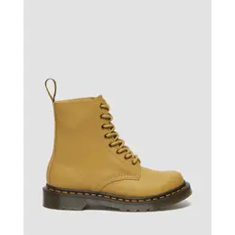 Dr. Martens: Бежевые ботинки 