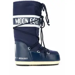 MOON BOOT: Синие сапоги 