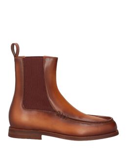 Santoni: Бежевые ботинки 