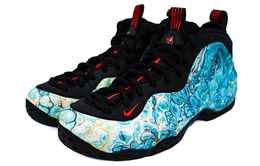 Nike: Чёрные кроссовки  Foamposite One