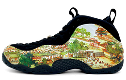 Nike: Чёрные кроссовки  Foamposite One